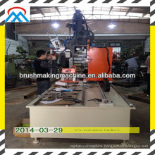 roller brush drilling and tufting machine